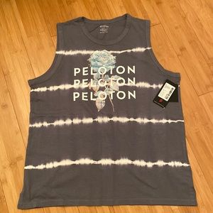 *BRAND NEW* Peloton Studio Side Slit Tie-Dye Muscle Tank Medium *NEVER WORN*